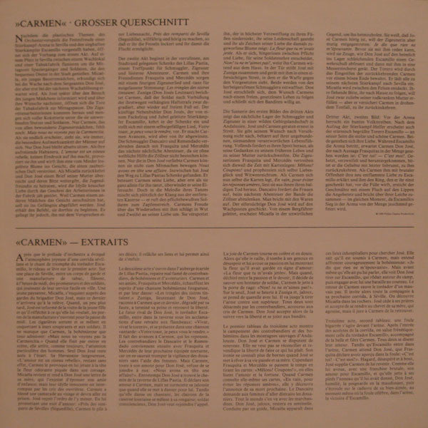 Georges Bizet • Jessye Norman • Mirella Freni • Neil Shicoff • Simon Estes • Orchestre National De France • Seiji Ozawa : Carmen (Highlights = Grosser Querschnitt = Extraits) (LP, Dig)