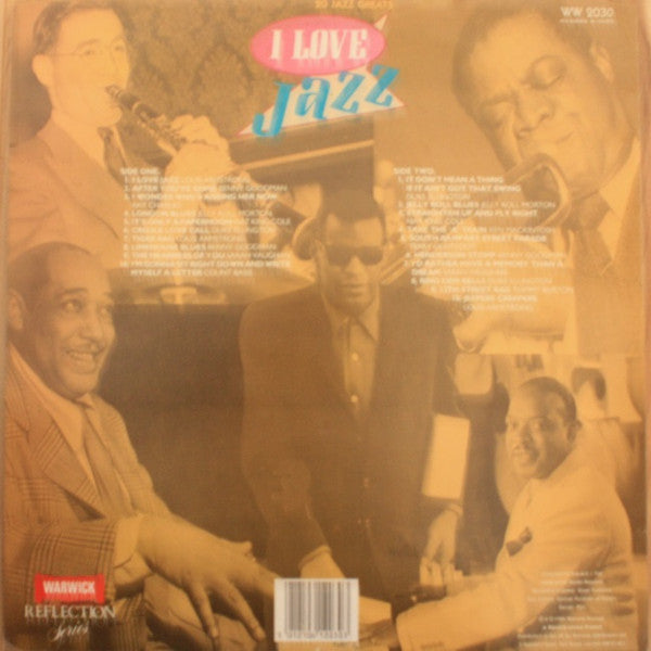 Various : I Love Jazz (20 Jazz Greats) (LP, Comp)