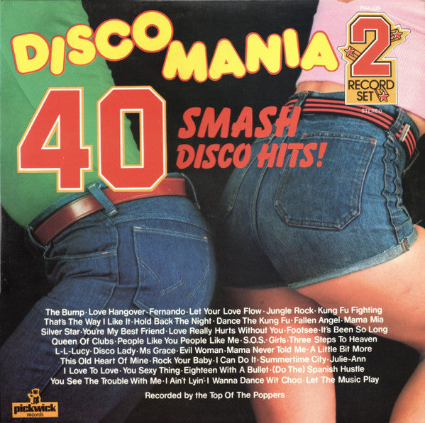 The Top Of The Poppers : Disco Mania (2xLP, Comp)