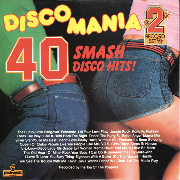 The Top Of The Poppers : Disco Mania (2xLP, Comp)