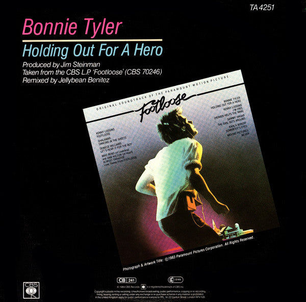 Bonnie Tyler : Holding Out For A Hero (12", Single)