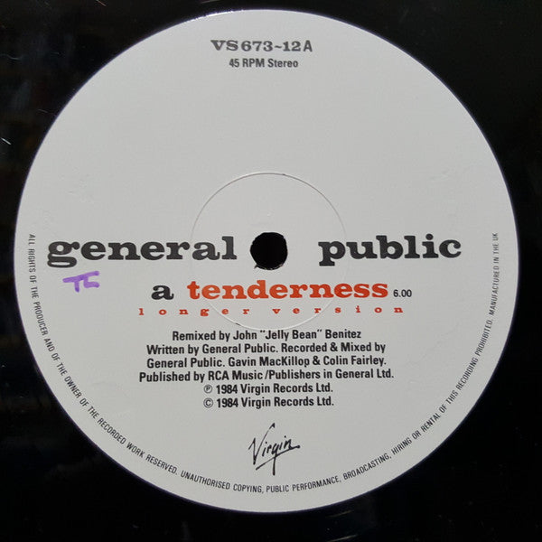 General Public : Tenderness (12")