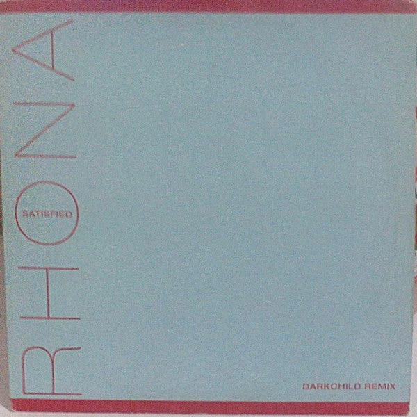 Rhona : Satisfied (Darkchild Remix) (12", Promo)