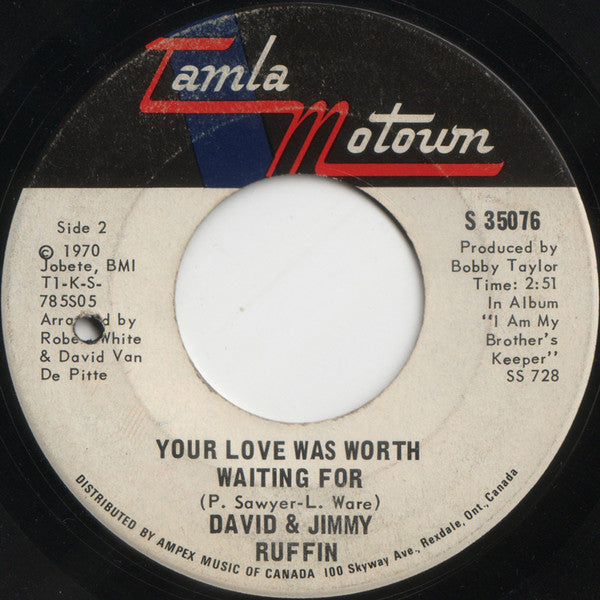 The Ruffin Brothers : Stand By Me  (7", Single)