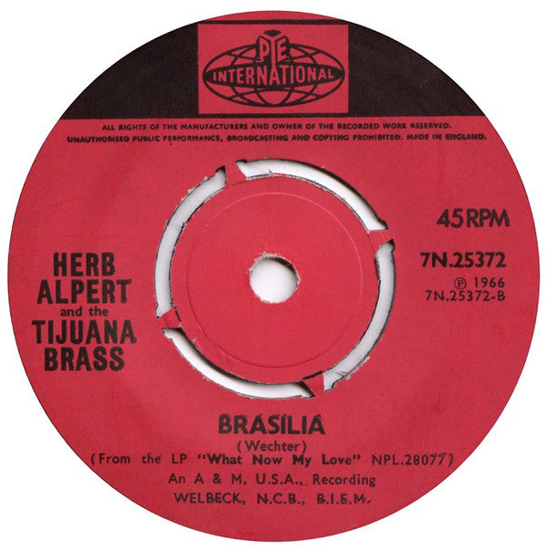 Herb Alpert & The Tijuana Brass : So What's New? (7")