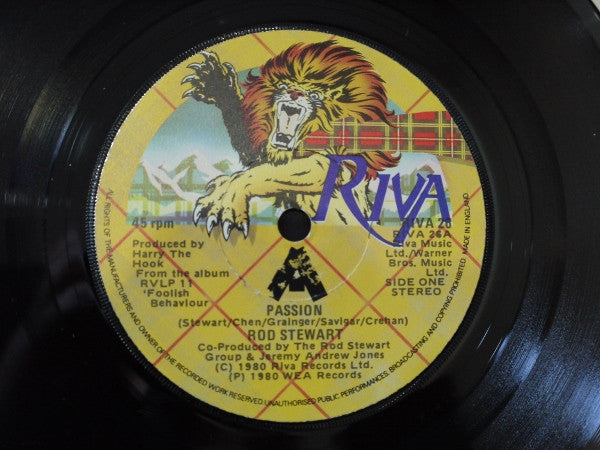 Rod Stewart : Passion (7", Single)