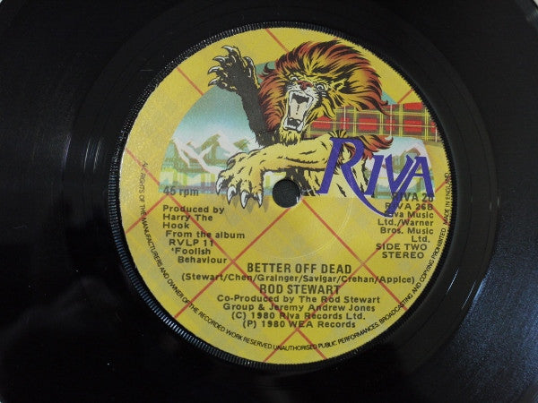 Rod Stewart : Passion (7", Single)