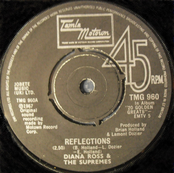 The Supremes : Reflections / Love Child (7", Single, Pus)