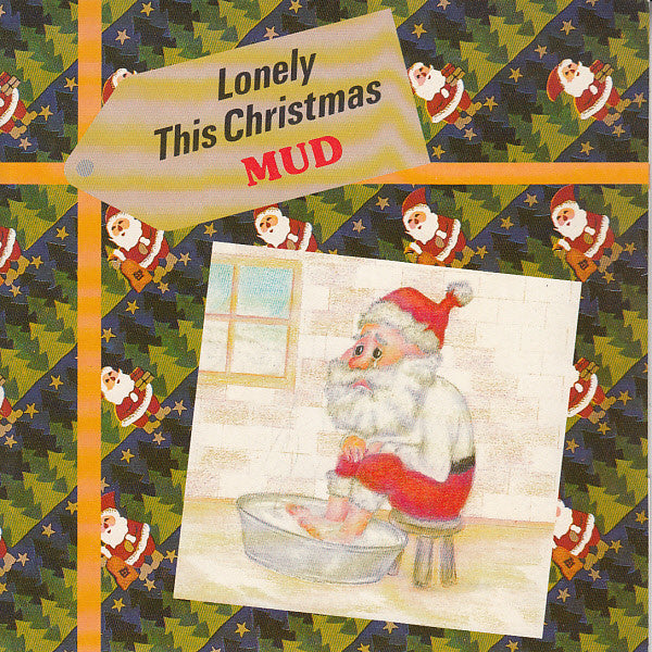 Mud : Lonely This Christmas (7", Single, RE)