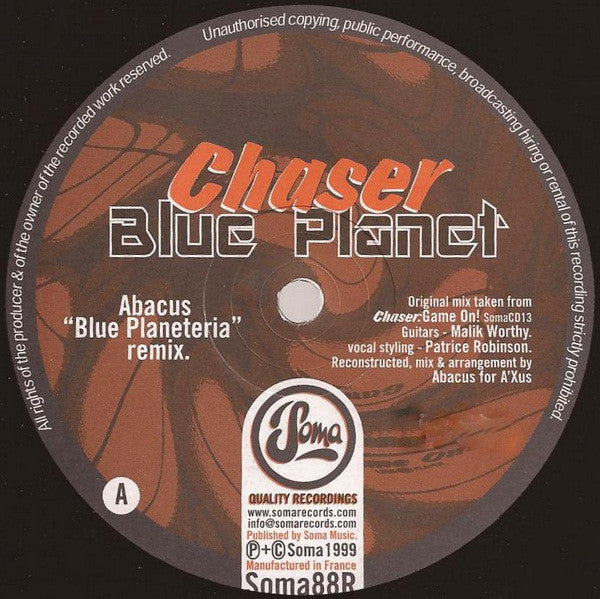 Chaser : Blue Planet (Remixes) (12")