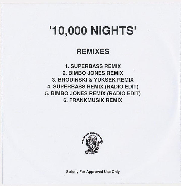 Alphabeat (3) : 10,000 Nights (Remixes) (CDr, Single, Promo)