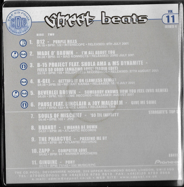 Various : Street Beats Series 4 Volume 11 (2xCD, Comp)