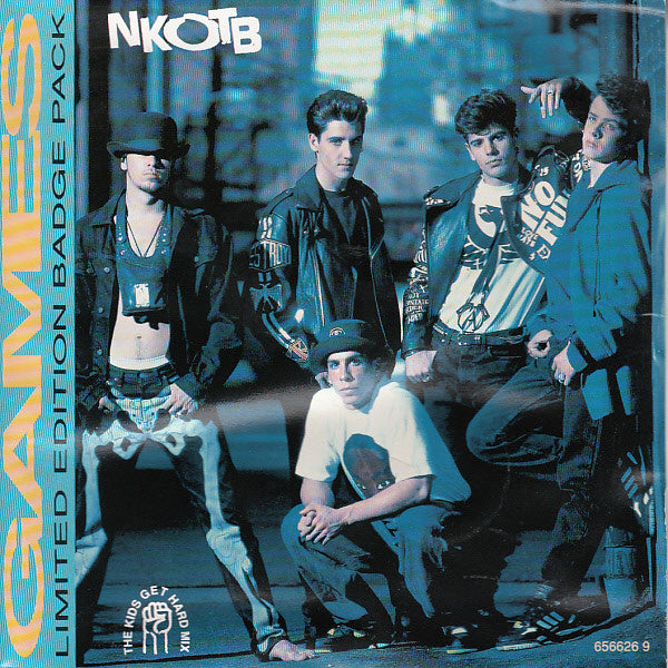 New Kids On The Block : Games (The Kids Get Hard Mix) (7", Single, Ltd, Bad)