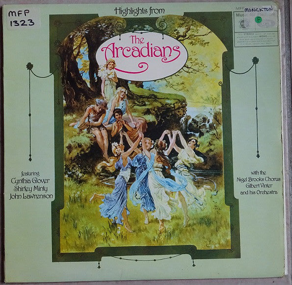 Cynthia Glover, Shirley Minty, John Lawrenson, Nigel Brooks Chorus, Gilbert Vinter And His Orchestra : Highlights From The Arcadians (LP)