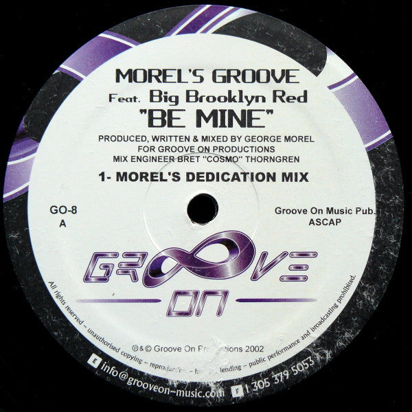 George Morel Feat. Big Brooklyn Red : Be Mine (12")