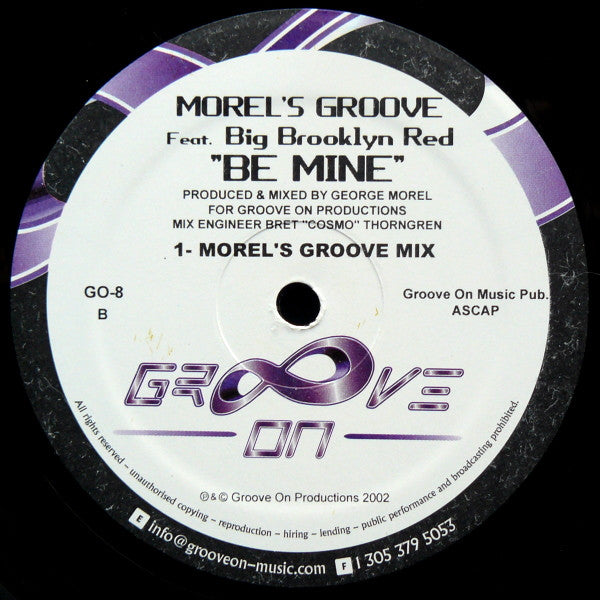 George Morel Feat. Big Brooklyn Red : Be Mine (12")