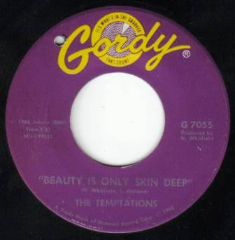 The Temptations : Beauty Is Only Skin Deep (7", Single, Hol)