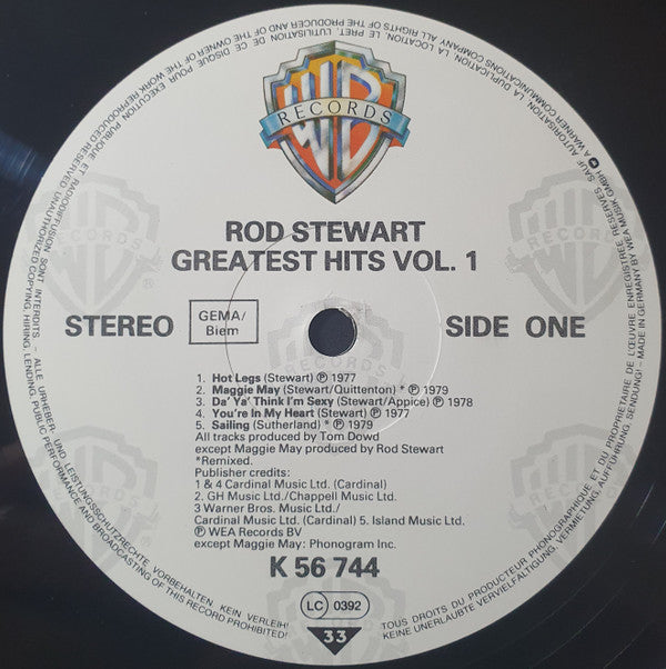 Rod Stewart : Greatest Hits (LP, Comp, RE)