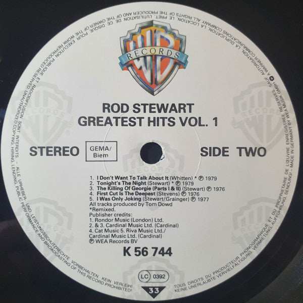 Rod Stewart : Greatest Hits (LP, Comp, RE)