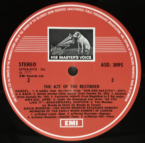 David Munrow : The Art Of The Recorder (2xLP + Box)