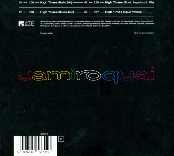 Jamiroquai : High Times (CD, Single, Sli)