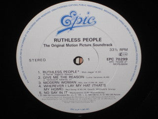 Various : Ruthless People: The Original Motion Picture Soundtrack (LP, Album)