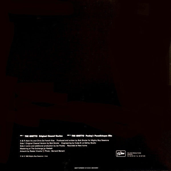 Bob Sinclar : The Ghetto (12", Promo)