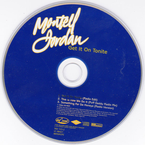 Montell Jordan : Get It On Tonite (CD, Single, Enh, CD1)
