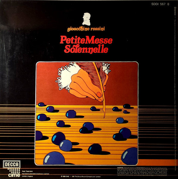 Gioacchino Rossini, Mirella Freni, Lucia Valentini Terrani, Luciano Pavarotti, Ruggero Raimondi, Romano Gandolfi, Coro Del Teatro Alla Scala : Petite Messe Solennelle (2xLP)