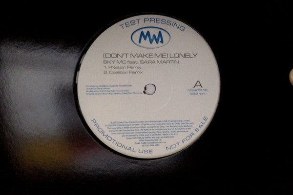 Sky MC Feat. Sara Martin (2) : Don't Make Me Lonely (12", TP)