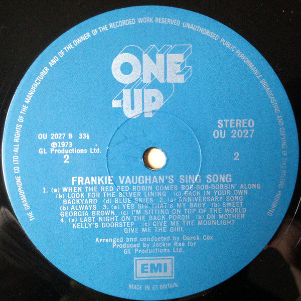 Frankie Vaughan : Frankie Vaughan's Sing Song (LP, Album)