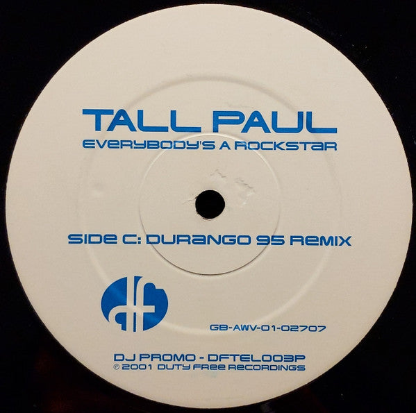 Tall Paul : Everybody's A Rockstar (2x12", Promo)