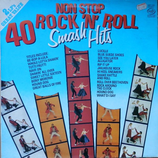 Unknown Artist : 40 Non Stop Rock 'n' Roll Smash Hits (2xLP, Comp)