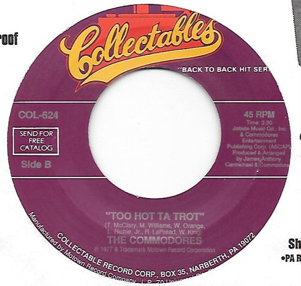 Commodores : Three Times A Lady (7", RE)