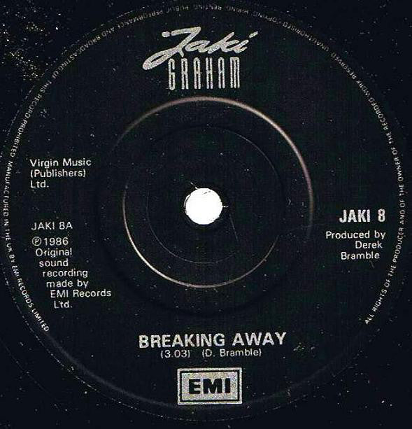Jaki Graham : Breaking Away (7", Single, Pap)