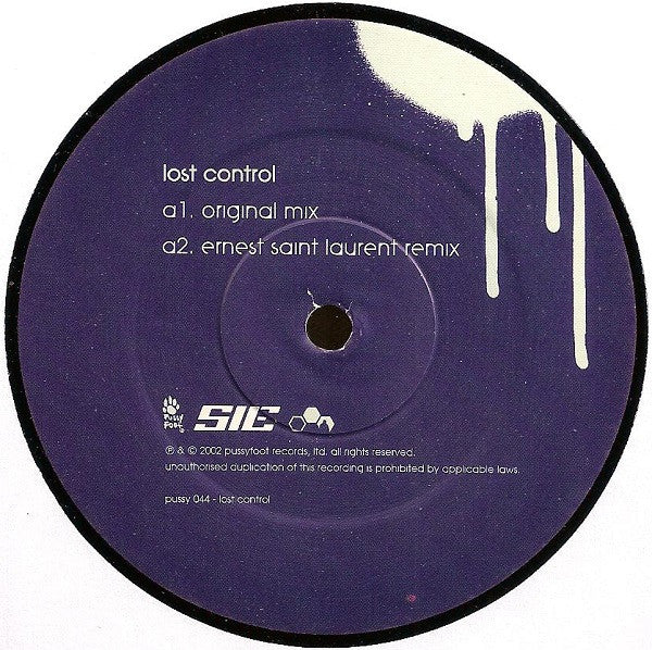 Sie : Lost Control (12")
