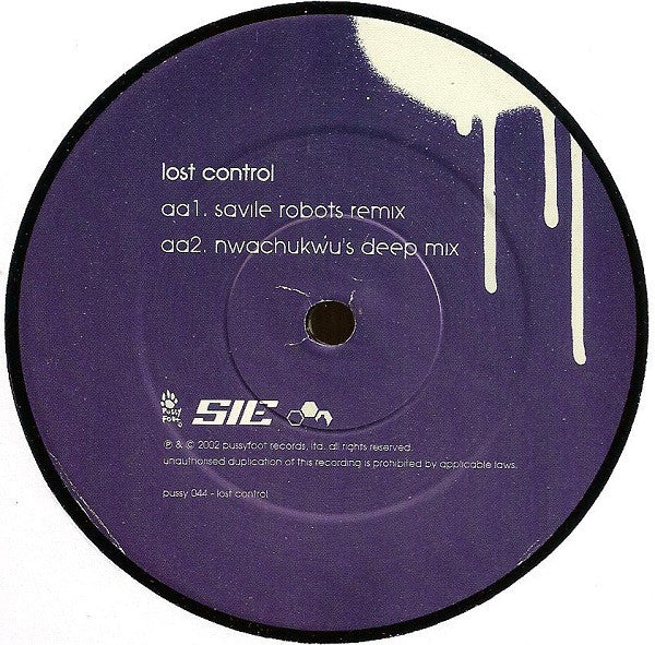 Sie : Lost Control (12")