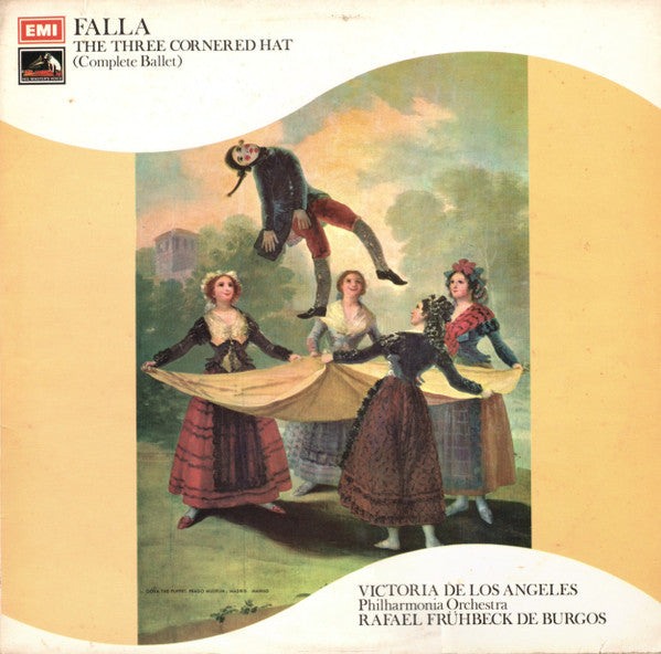 Manuel De Falla : Victoria De Los Angeles / Philharmonia Orchestra, Rafael Frühbeck De Burgos : The Three Cornered Hat (Complete Ballet) (LP, Album, RE, RP)