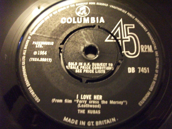 The Kubas : I Love Her / Magic Potion (7", Single)