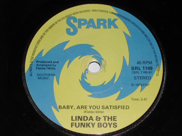 Linda Fields & The Funky Boys : Climbing The Steps Of Love (7", Single, Sol)