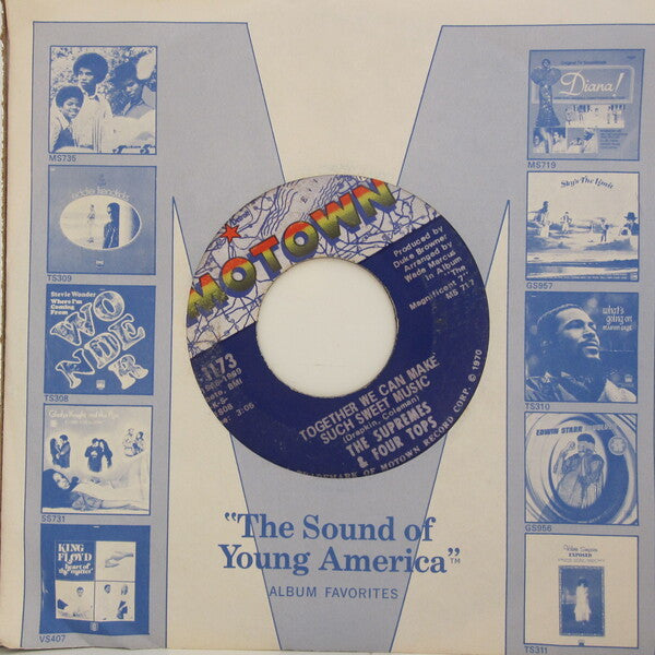 The Supremes & Four Tops : River Deep - Mountain High (7", Single)
