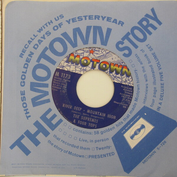 The Supremes & Four Tops : River Deep - Mountain High (7", Single)