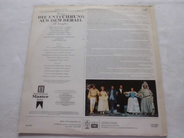 Wolfgang Amadeus Mozart : Die Entfuhrung Aus Dem Serail (LP)