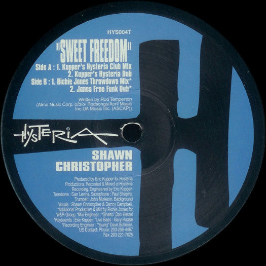 Shawn Christopher : Sweet Freedom (12")
