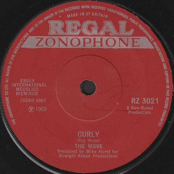 The Move : Curly (7", Single, Sol)
