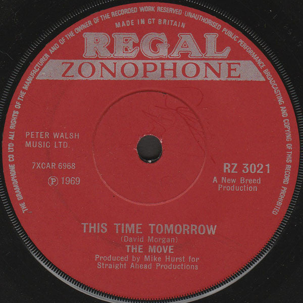 The Move : Curly (7", Single, Sol)