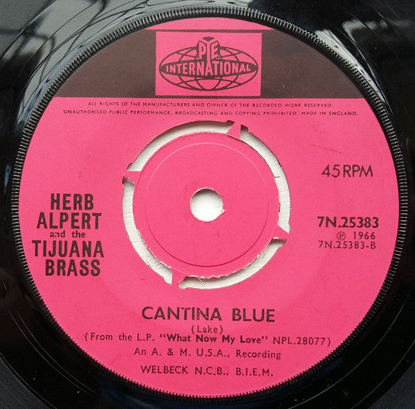 Herb Alpert & The Tijuana Brass : Flamingo (7", Single)