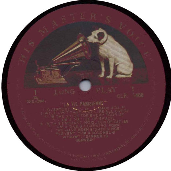 Sadler's Wells Opera Company Presents Jacques Offenbach : La Vie Parisienne (LP, Mono)