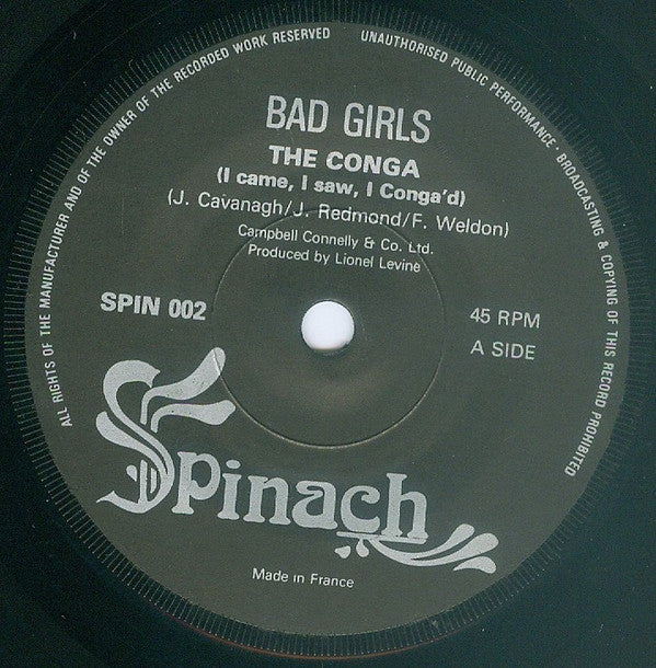 Bad Girls (11) : The Conga (7")