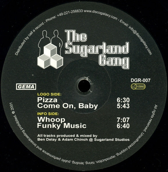 The Sugarland Gang : Pizza (12")